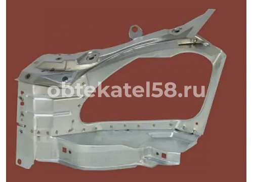 Панель под фару ГАЗель 3302 левая в сборе металл (Ресталинг) OEM 3302-8401533 GAZ