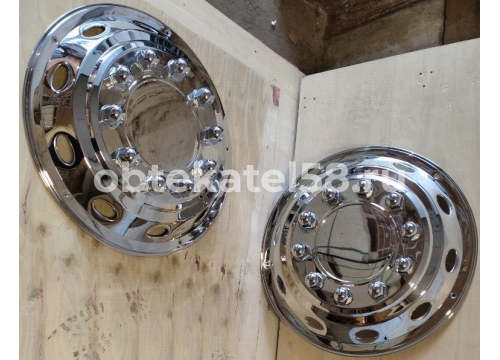 Колпак колеса R22,5" 2шт/нержавейка/525F/передний