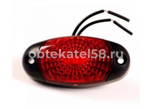 Габаритный светодиодный фонарь (АНАЛОГ FT-25) красный ТРАС 008.3731-01 (М2Э212)