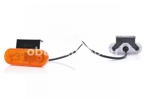 Габаритый фонарь боковой Ждущий желтый с кронштейном LED WAS 534ZW47WW