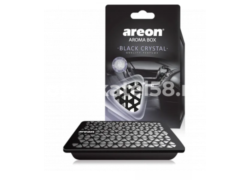 Освежитель под сиденье AREON Aroma Box Черный кристалл 704-ABC-01