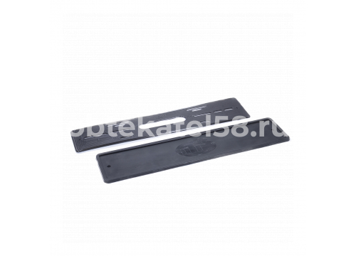 Рамка номера силикон/черный ПТП РАМКА1 PTP023551