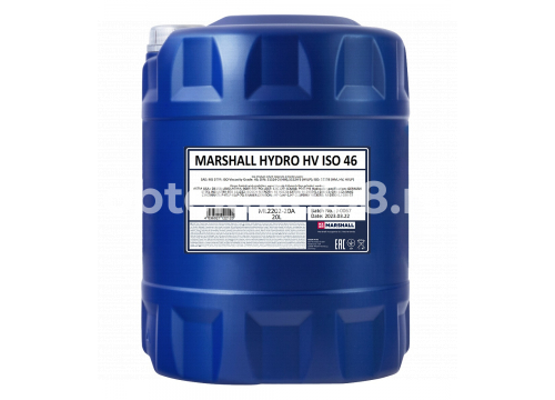 Масло гидравлическое Marshall Hydro HV ISO 46 минеральное SAE MS1004; ISO 11158 20л ML220220A