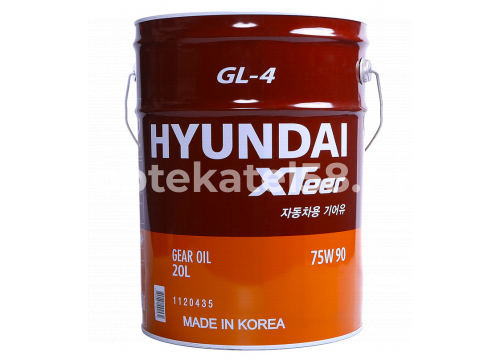 Масло трансмиссионное HYUNDAI XTeer Gear GL-4 75W90 20л полусинтетика 1120435