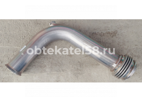 Труба глушителя SITRAK C7H углова с отверстием под форсунку мочевины OEM 712W152040026