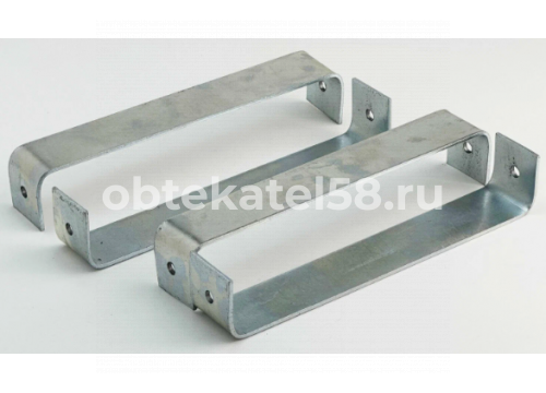 Кронштейн для умывальника 30л. оцинкованный (скобы 4шт) 245х40х40мм МККР03