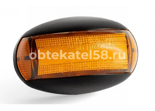 Фонарь габаритный FRISTOM желтый с проводом 0.15м 12-36V FT067ZLED