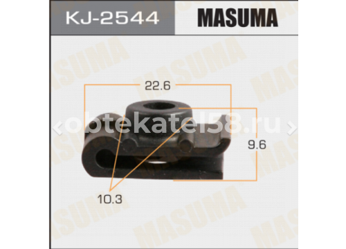 Клипса MITSUBISHI скоба бампера пластиковая он MB481588 MASUMA KJ-2544