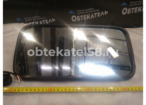 Зеркало основное MAN F90/M90 RH/LH подогрев 376х187мм AUGER 91671