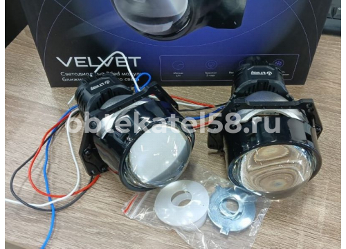 Светодиодный BiLed модуль VELVET 3.0" 24v 6000K ближний-60W дальний-70W LIGHTWAY LT-Velvet24v6000K