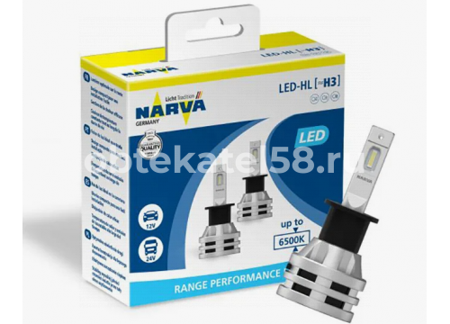 Светодиод NARVA H3 12-24v/6500К LED RANGE PERFOMANCE (2шт) 18058