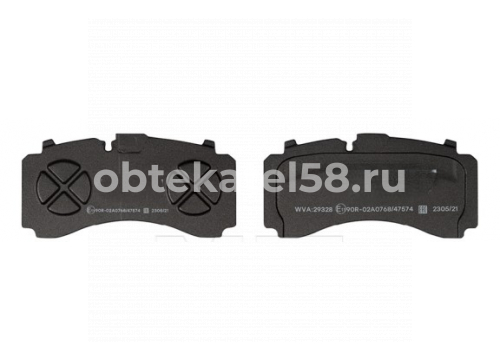 Комплект дисковых колодок 215x107x32мм Knorr ST7-430/Schmitz 29318/29319 AVEX AV29328