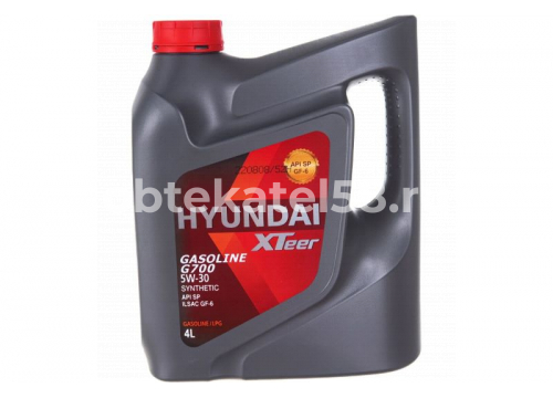 Масло синтетическое HYUNDAI XTEER Gasoline G700 SP 5W30 (4 л) 1041135