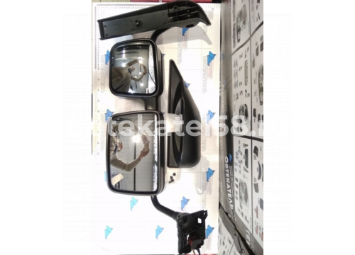 Зеркало в сборе RVI DXI левая черная мотор подгрев MARSHALL М4300035