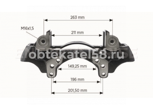 Скоба суппорта WABCO PAN 22-1 правая для 1063037 ENTERPRISE E5700297