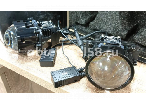 Светодиодный линзованный модуль 3" 24v/чип4575 ближний 60W дальний 75W LEDMH K25