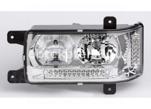 Фара KMZ-6520/4308/6511 LH(левая) с ДХО б/л он 441.3775010 ФОРМУЛА СВЕТА 441.3775