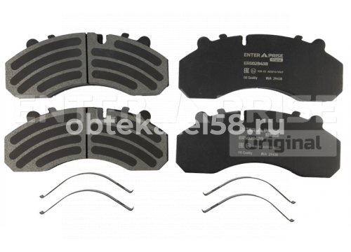 Комплект дисковых колодок HOWO A7, SITRAK C7H передняя ось WG9100443050 ENTERPRISE Origin. ER5029438