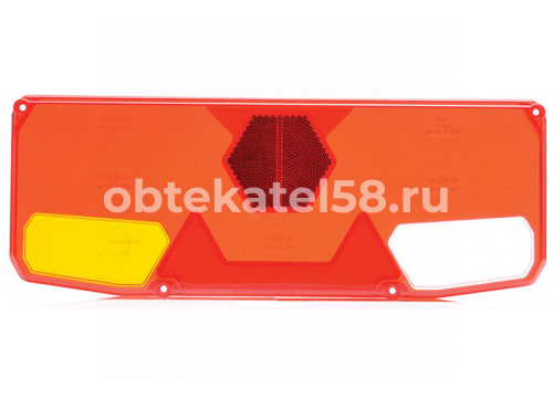 Стекло фонаря WAS 1053/1054/1055 LH(левый) 1053KL