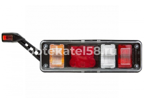 фонарь задний 6-секционый гибрид лампа/LED Krone с габаритом и кабелем левый ТАС U029.3716-03L