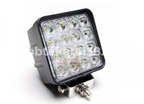 Дополнительная LED фара 16CHIPS, 48W, 3360LM, 10-30V, 6000K WHITE (128*65*105) MK1015-48W