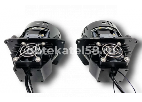 Светодиодный линзованный модуль Н4/Н7/9005/9006 12v ближний 60W дальний 75W LEDMH K5