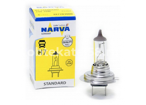 автолампа Narva: H7 24V 70W