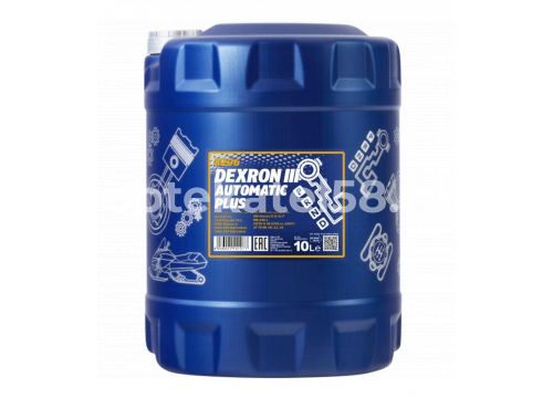 Масло ATF Dexron III 8206 АКПП/ГУР 10л синтетика MANNOL MN820610