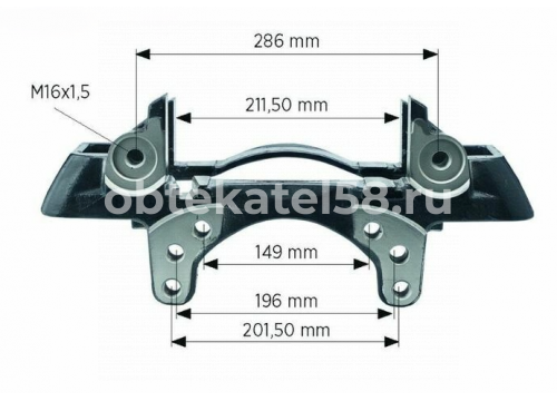 Скоба суппорта WABCO MAXX 22 Т левая S&K GMBH SK-3290023-01