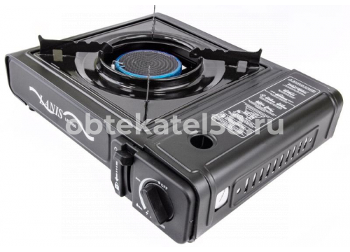Плита газовая с пьезоподжигом LANIS LP-1000 с переходником, керамическая горелка
