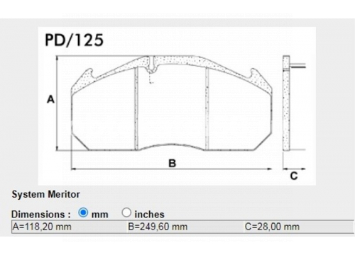 Комплект дисковых колодок 247х109х30мм Knorr SB/SN7, SB4345 он 29179 AVEX Premium AV29087.01