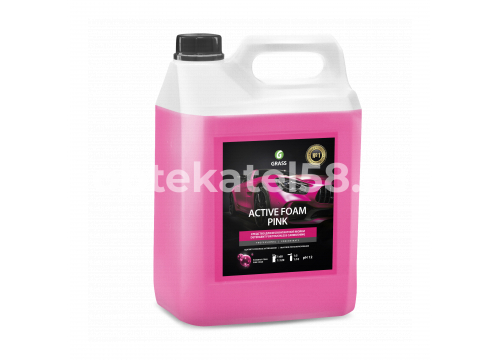 Автошампунь GRASS бесконтактная мойка "Active foam pink" 6л (розовый) 113121