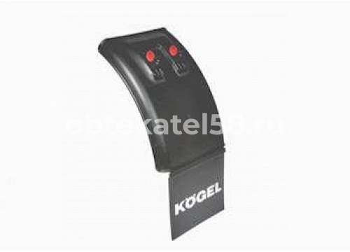 Полукрыло 430х700 / Kogel / крепеж + антиспрей + брызговик 350мм OEM 65036668