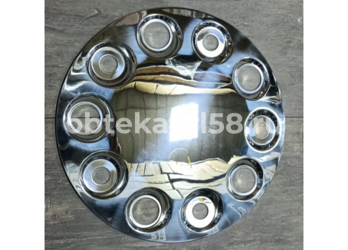 Колпак колеса R22,5" 2шт/нержавейка/15250/передний/ступичный/ЗАКРЫТЫЙ/КУПОЛ