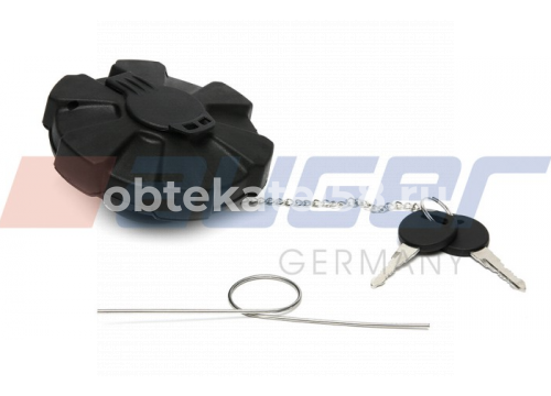 Крышка топливного бака DAF/IVECO/RVI/VOLVO D=80мм с замком, замок сверху AUGER 104228