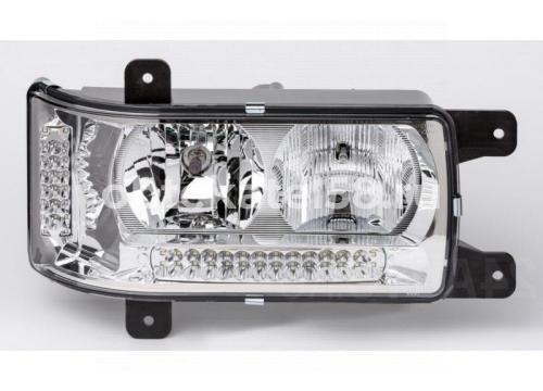 Фара KMZ-6520/4308/6511 RH(правая) с ДХО б/л он 44.3775010 ФОРМУЛА СВЕТА 44.3775