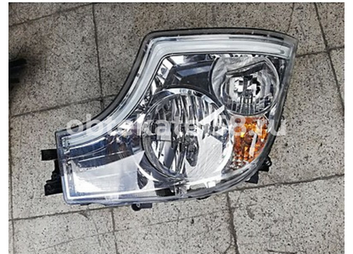 Фара MERCEDES Actros MP4/5 2011-> мех. рег. с ДХО(LED)/левая он A9618205039 DEPO 44011BSLLDE