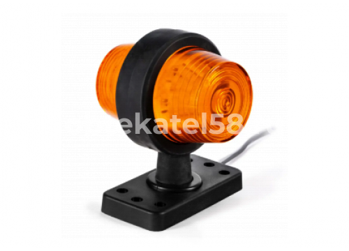 Фонарь габаритный (РОГ) FRISTOM ЖЕЛТЫЙ прямой/RH/LH FT-147 A Z/Z LED