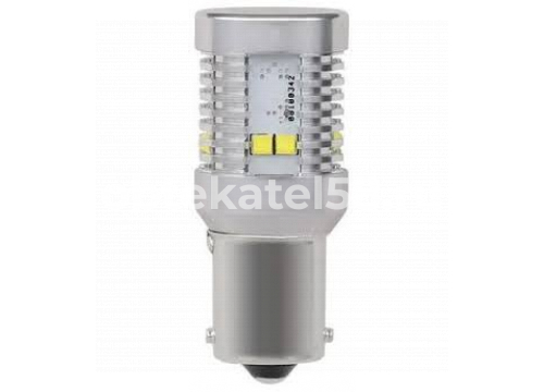 Светодиод 12V T25 10SMD(2525) BA15s 360° SUPER WHITE (2бл) CANBUS LED МАЯК 12T25/CAN07/2BL