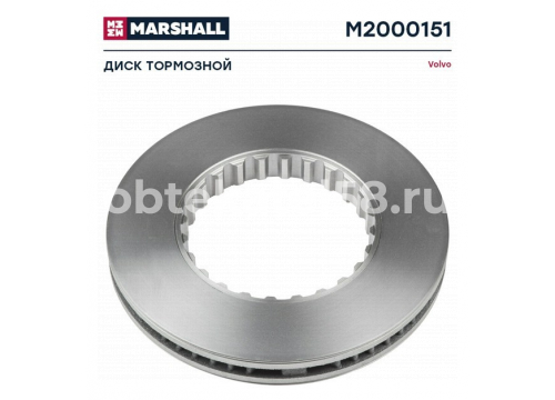 Диск тормозной VOLVO 410мм/вентилируемый он 85103804 MARSHALL M2000151