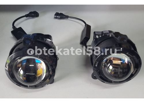 Фара противотуманная Gazele Next/ПРИОРА LED линза/12-24v/к-т LEDMH WD-021(50w)