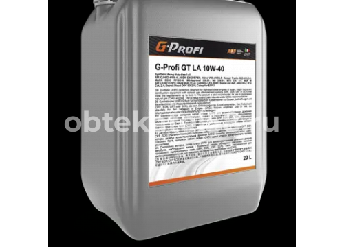 Масло дизельное G-Profi GT LA 10W40 (20л) (синтетическое) CH-4/CI-4/CJ-4/CK-4 E4/E6/E7/E9 G-Energy 
