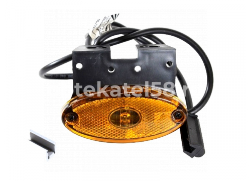 Габаритный фонарь с кронштейном, кабель 1м Flatpoint 2 ASPOECK 31-2364-094