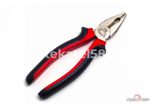 Пассатижи сервис ключ 200мм с красно-черной ручкой Proffi  Сервис Ключ