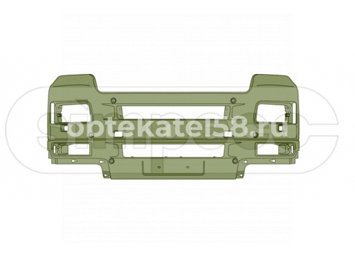 Бампер MAN TGA (XL/XXL) серый он 81416100306 SIMPECO SP4001.0060