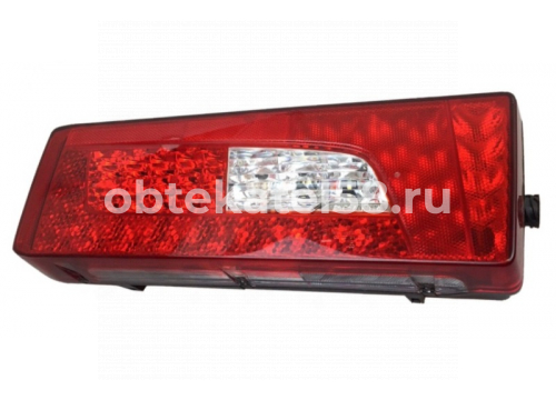 Фонарь задний SCANIA 6 NG 2017-> LED левый с подсветкой номера он 2241860 HANLIN SYSL3027L