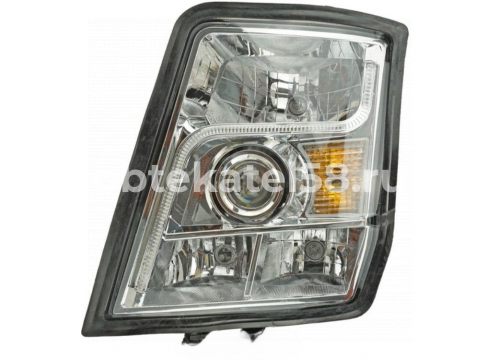 Фара SHACMAN X3000 LH(левая) электрическая регулировка/LED ДХО OEM DZ97189723251