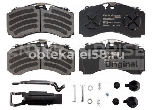 Комплект дисковых колодок 215x107x32мм Knorr ST7-430/Schmitz 29318/29319 ENTERPRISE Orig ER5029328