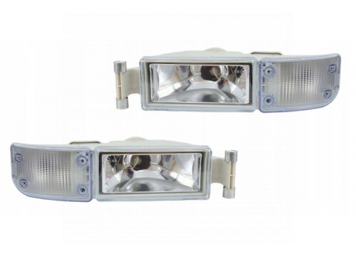 Фара противотуманная MAN TGA RH(правая) с белым поворотником DEPO 449-2001R-UE-C