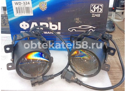 Фара противотуманная LED линза/UNIVERSAL/11-50v/35W/5500-6000K/к-т LEDMH WD324